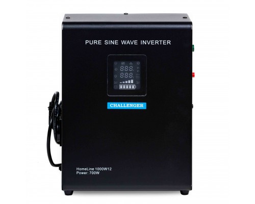 ДБЖ Challenger HomeLine 1000W12 з правильною синусоїдою, 12В, 700Вт HL1000W12